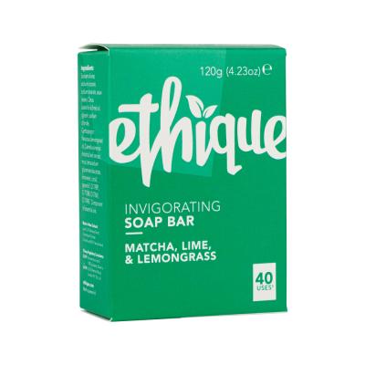 Ethique Bar Soap Invigorating Matcha, Lime & Lemongrass 120g